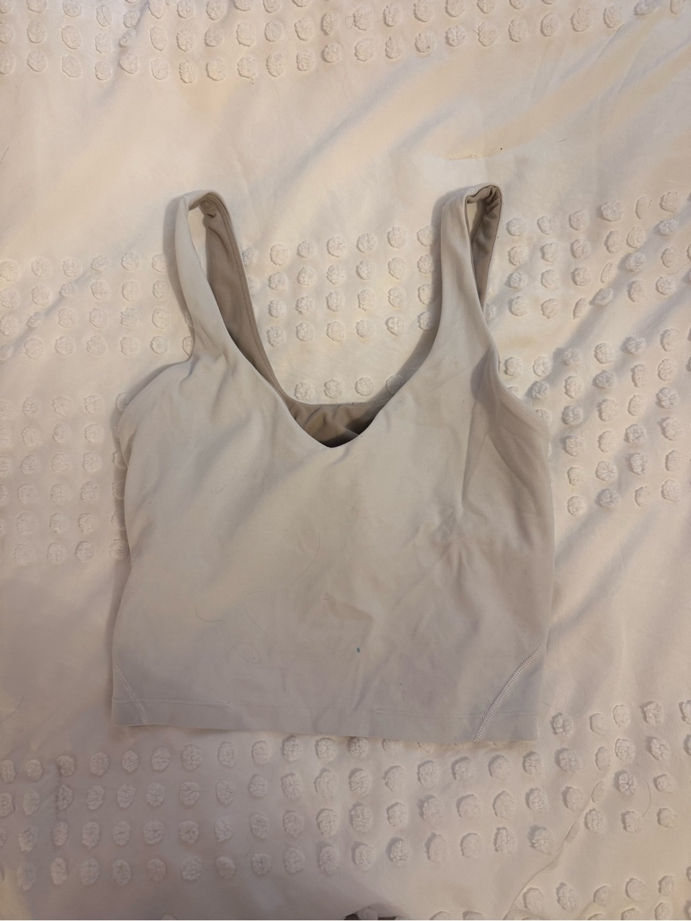 White lululemon align tank